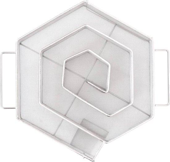 vidaXL-Rookgenerator-koud-6-hoekig-22,5-cm-roestvrij-staal