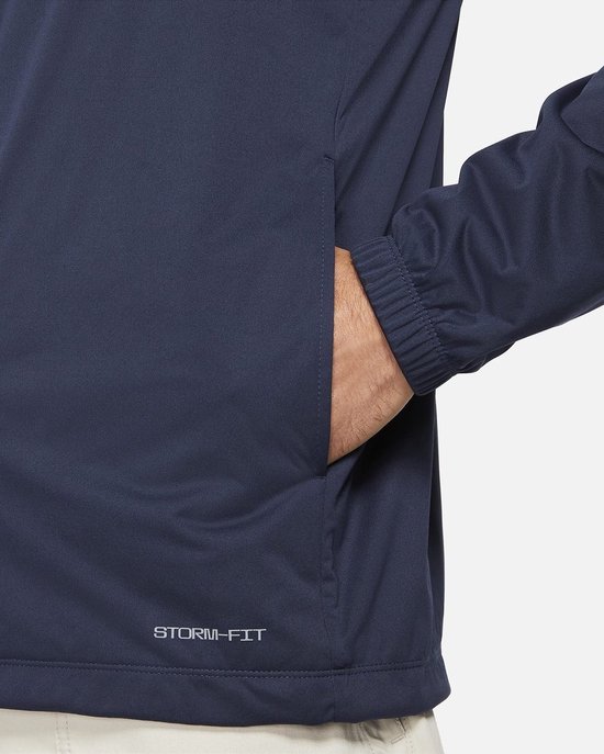 Nike Storm Fit Victory Full Zip Jacket - Veste de golf pour homme - Imperméable - Marine - XL