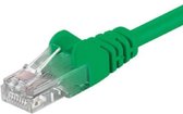 Qost- Patchkabel UTP CAT5e - Groen - 15 Meter - Met RJ45 Connectoren