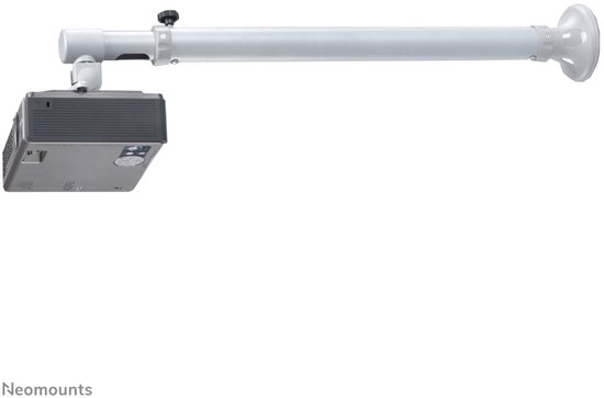 Projector muurbeugel Neomounts BEAMER-W100SILVER universeel verstelbaar 73-123 cm kantelbaar zilver