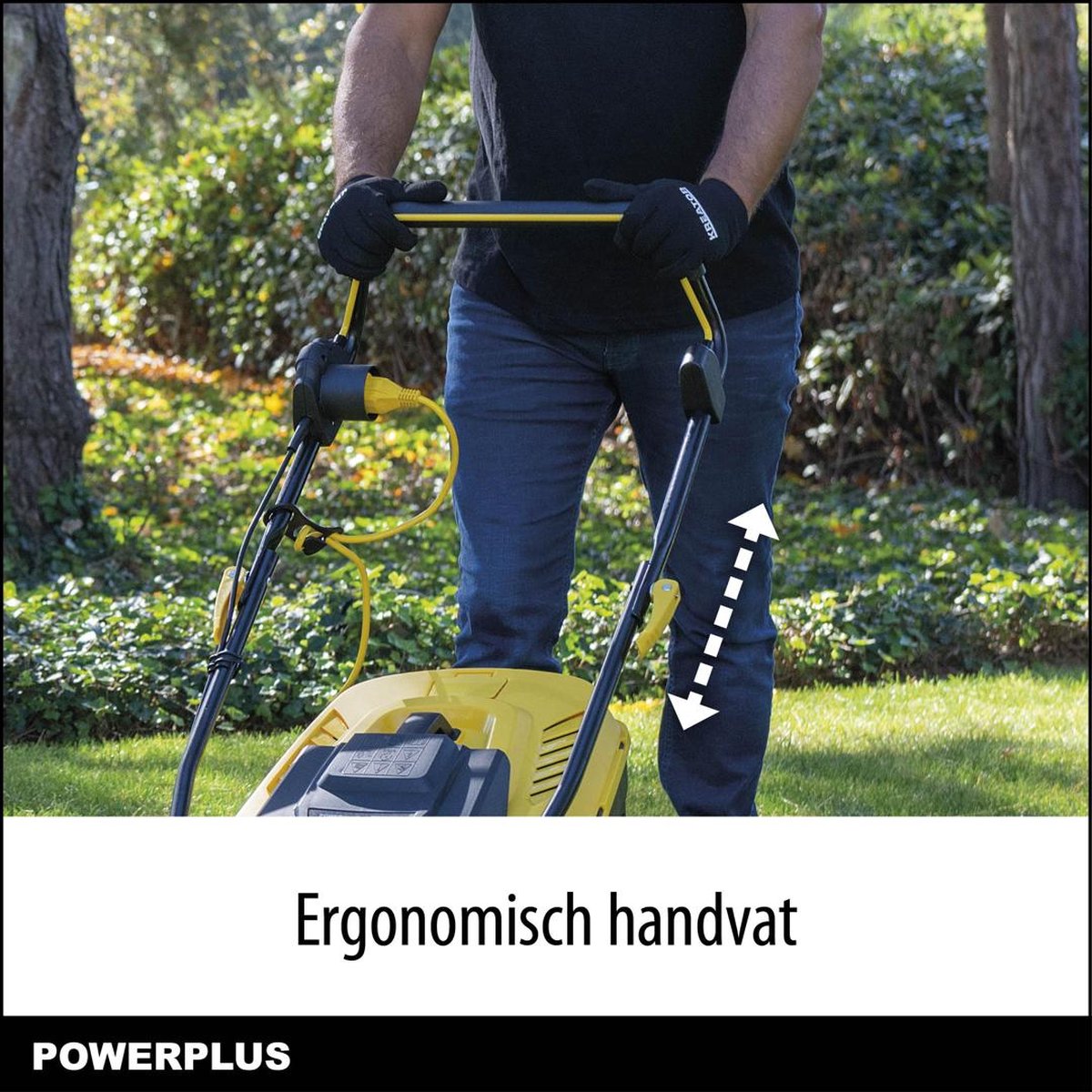 Powerplus Elektrische Grasmaaier POWXG6281 - 2000 W, 420 mm Ø grasmaaier met grasopvangbak, mulching en achteruitworp – foto 5