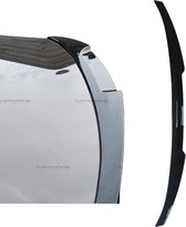 KIMISS Kofferdekselspoiler, Achter Glanzend Zwart Rubber 120x4cm 47 2x1
