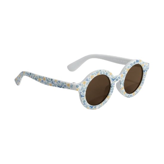 Little Dutch kinderzonnebril ocean dreams blue - rond model - blauw - sunglasses - zonnebril