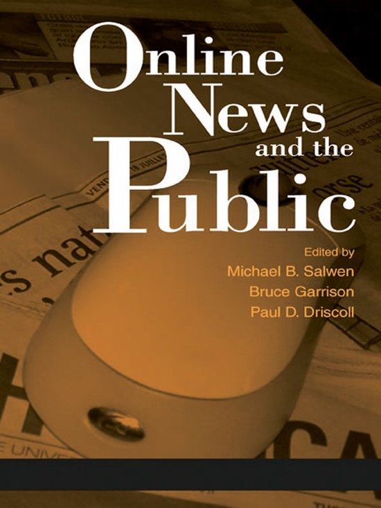 Routledge Communication Series - Online News and the Public - cover