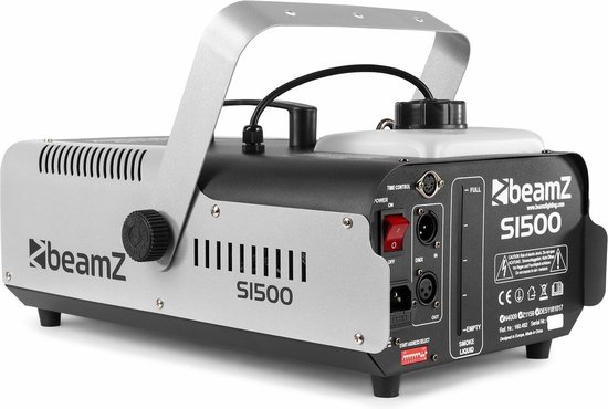 Rookmachine - BeamZ S1500 met o.a. DMX en regelbare output - 1500W - BeamZ