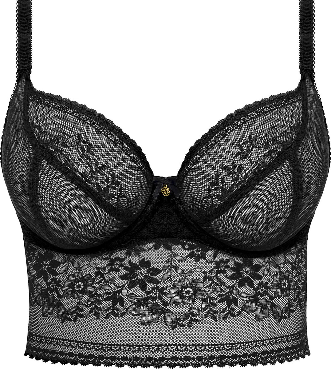 Freya Sydnie Uw Longline Beha - Maat (EU) ZWART