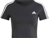 adidas Sportswear Essentials 3-Stripes T-shirt - Dames - Zwart- 2XS