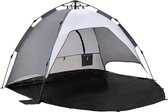 In And OutdoorMatch Strandtent Ernie - Pop-Up - 215x135x140 cm - Grijs - Innovative System