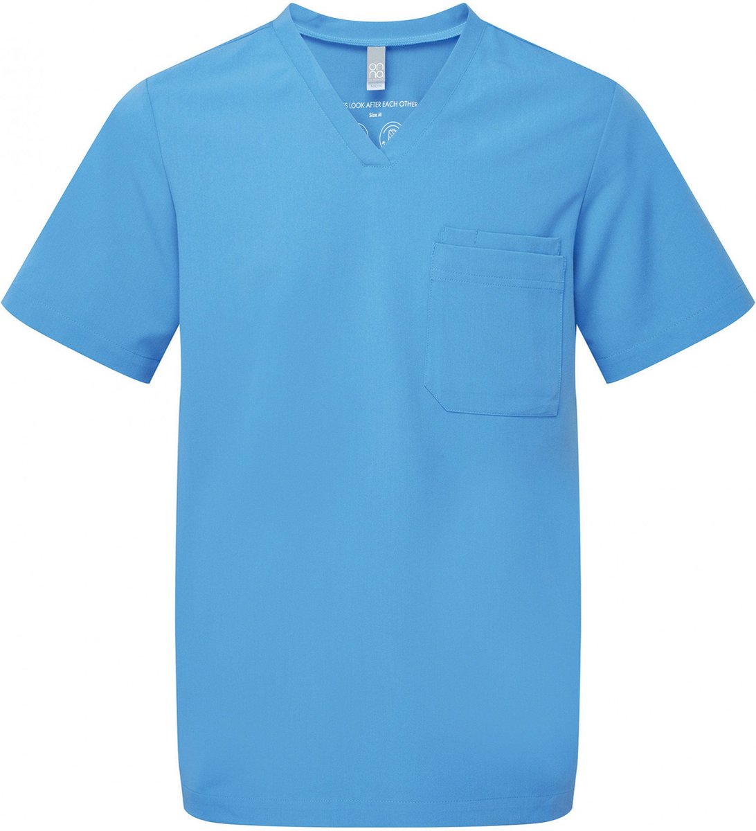Schort/Tuniek/Werkblouse Heren XXL Onna Ceil blue 42% Polyester, 33% , 19% Viscose, 6% Elasthan