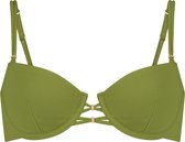 Hunkemöller Dames Badmode Bikinitop Holbox - Groen - maat C85