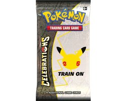 Pokemon celebrations boosterpack 25th anniversary train on