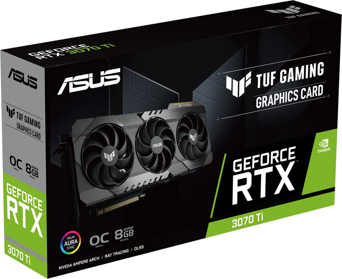 ASUS TUF Gaming - GeForce RTX 3070 Ti - 8GB GDDR6X - Videokaart | bol