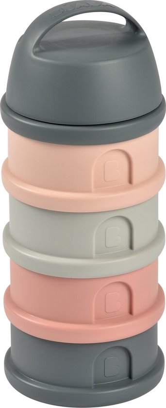 Béaba - Boites doseuses Lait en poudre en poudre - Pink/ Gris