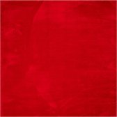 vidaXL-Vloerkleed-HUARTE-laagpolig-zacht-wasbaar-240x240-cm-rood
