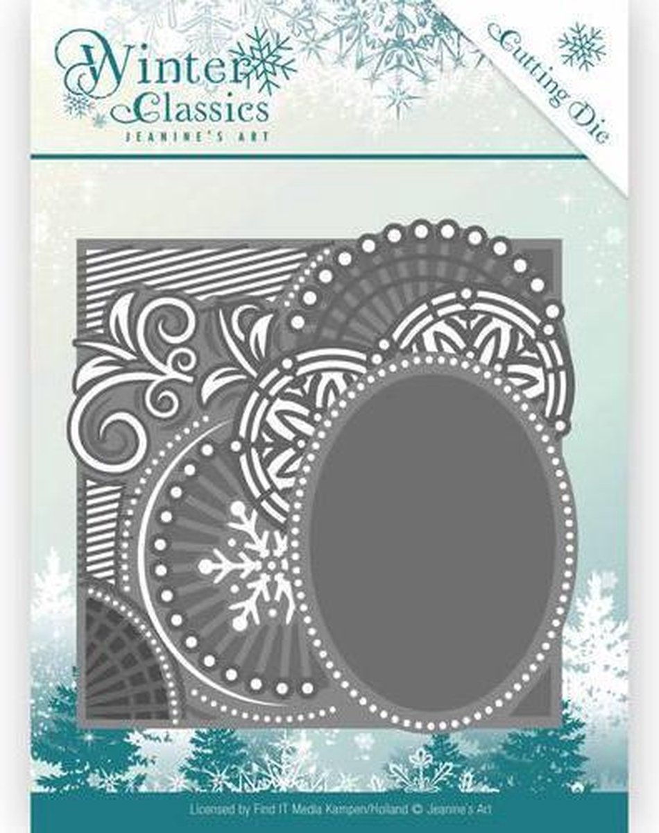 Mal - Jeanine's Art - Winter Classics - Gekrulde Omlijsting