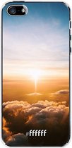 iPhone SE (2016) Hoesje Transparant TPU Case - Cloud Sunset #ffffff