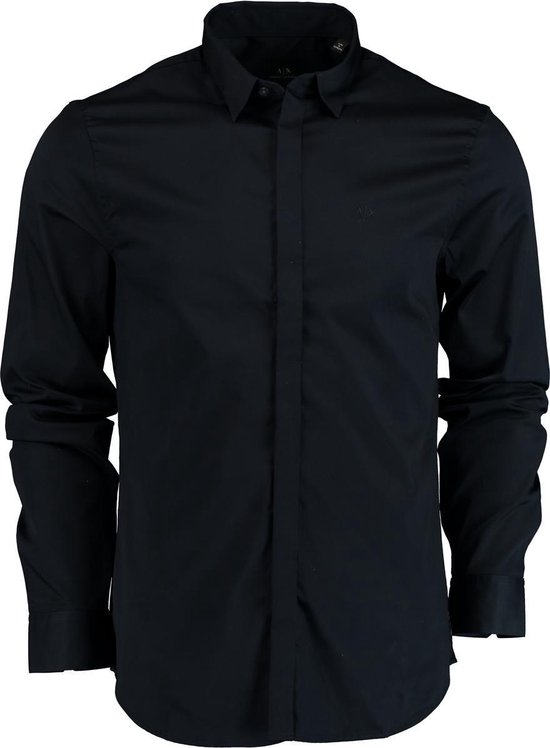 Armani Exchange 8NZCBD.ZN10Z Casual overhemd met lange mouwen - Maat XL - Heren