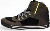 Braqeez 420830-569 Jongens Hoge Sneakers - Groen - Suède - Veters