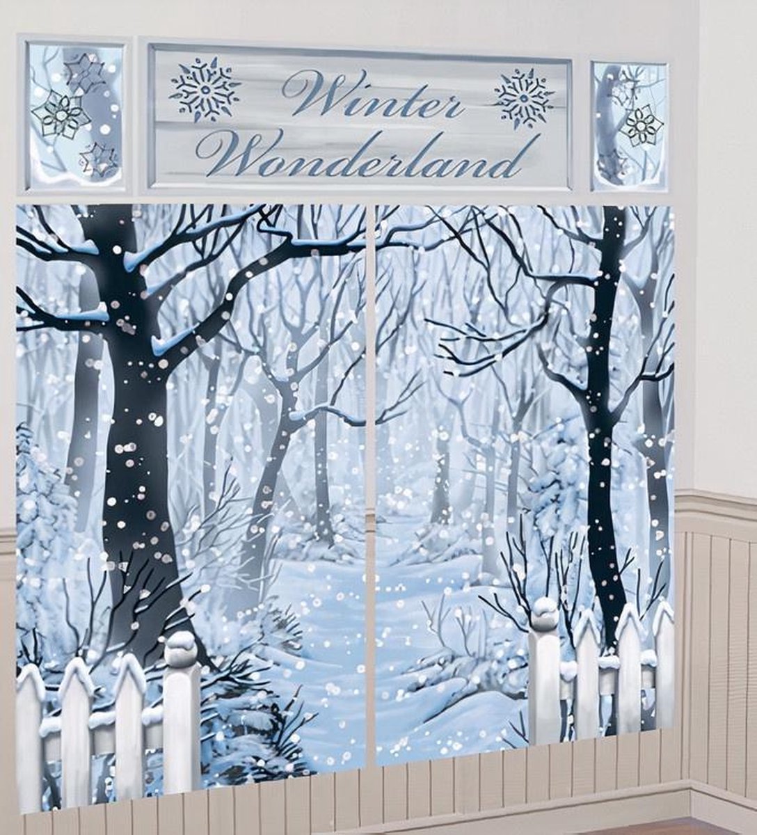 Winter Wonderland Wall 5 stuks