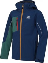 Hannah Softshell Jas Tener Jongens Polyester Blauw/groen Mt 140