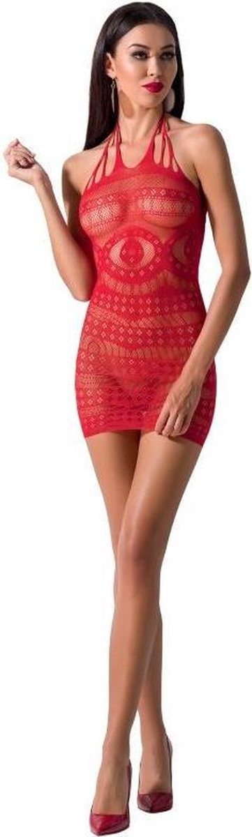 PASSION WOMAN BODYSTOCKINGS | Passion Woman Bs063 Red Dress One Size
