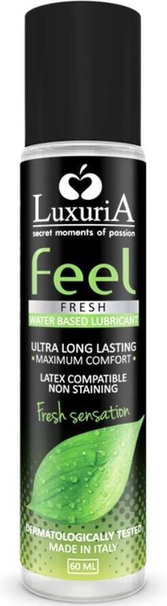 Goedkoopste LUXURIA | Luxuria Feel Fresh Sensation Waterbased Lubricant 60 Ml | Glijmiddel | Glijmiddel Waterbasis | Durex Glijmiddel