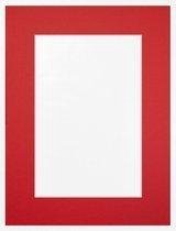 Passe Partout Rood - 59,4 x 84 cm - Uitsnede: 41 x 58,4 cm - Per 5 Stuks