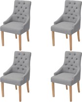 Eetkamerstoelen 4 stuks (Incl LW anti kras viltjes) - Eetkamer stoelen - Extra stoelen voor huiskamer - Dineerstoelen - Tafelstoelen