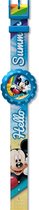 Disney Horloge Mickey Mouse Junior 25 Cm Nylon Blauw