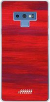 Samsung Galaxy Note 9 Hoesje Transparant TPU Case - Scarlet Canvas #ffffff