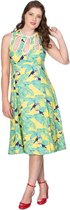 Dancing Days - TOUCAN Flare jurk - M - Geel