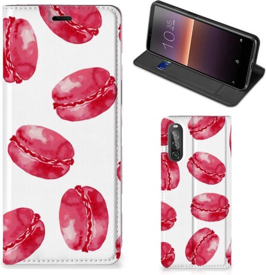 ik klaag Incident, evenement gevaarlijk GSM Hoesje Sony Xperia 10 II Fotohoesje ontwerpen Pink Macarons | bol.com