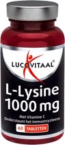 Bol.com-Lucovitaal L-Lysine 1000 milligram One a Day Voedingssupplement - 60 tabletten-aanbieding Bol.com-Lucovitaal L-Lysine 1000 milligram One a Day Voedingssupplement - 60 tabletten-aanbieding