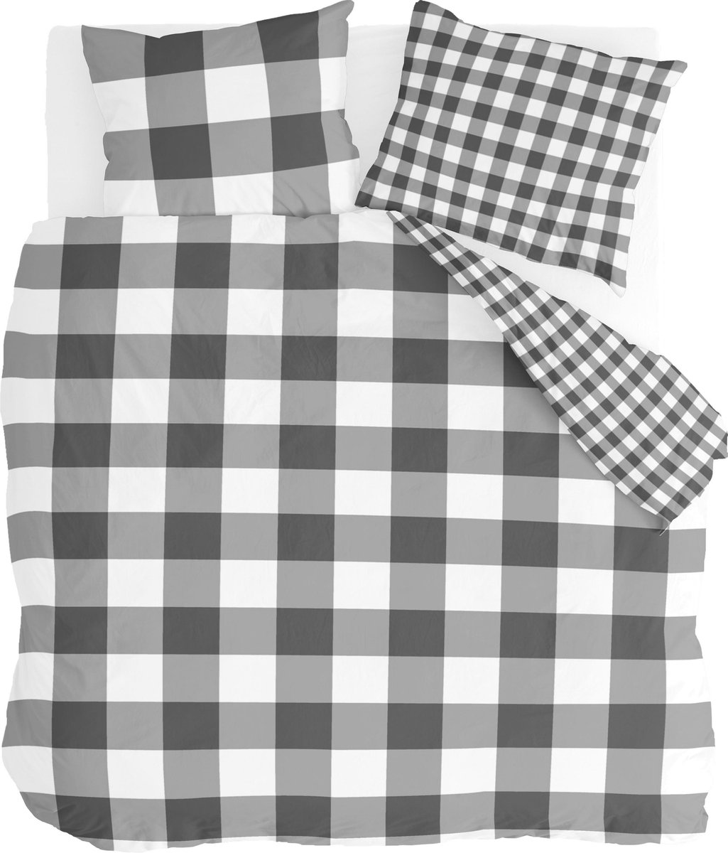 Byrklund Dekbedovertrek Falsterbo - 240x220 - 100% Katoen - Grijs