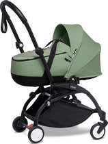 Babyzen YOYO² zwart frame met YOYO Bassinet - reiswieg - Peppermint