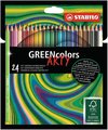 STABILO GREENcolors - FSC Gecertificeerd Kleurpotloden ARTY Etui 24 Kleuren