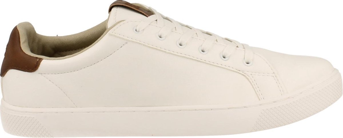 JACK\u0026JONES Jack \u0026 Jones Sneaker Laag Heren Trend Clean White Wit | 43 -  Schoenen.nl