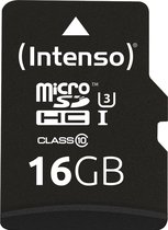 Intenso 3433470 16GB Micro SDHC UHS Class 10 flashgeheugen