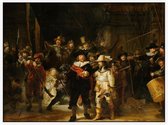 De Nachtwacht, Rembrandt van Rijn - Foto op Akoestisch paneel - 200 x 150 cm
