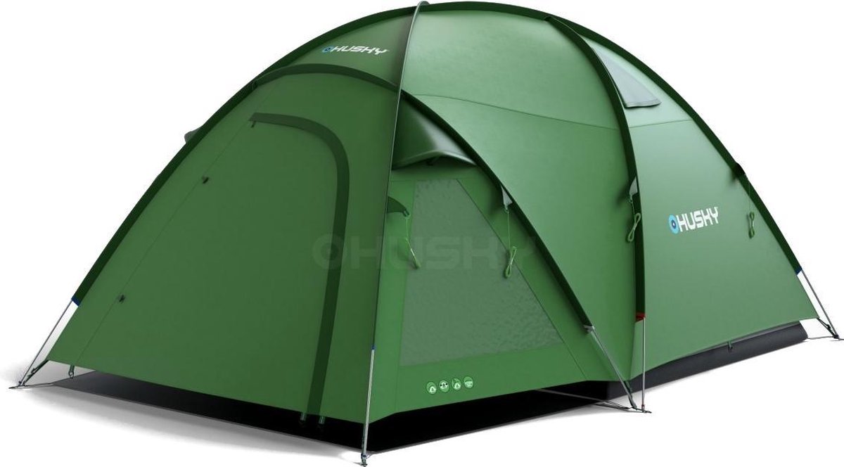 Husky Familietent Bigless 420 Cm Polyester - Groen - 5 Persoons | bol