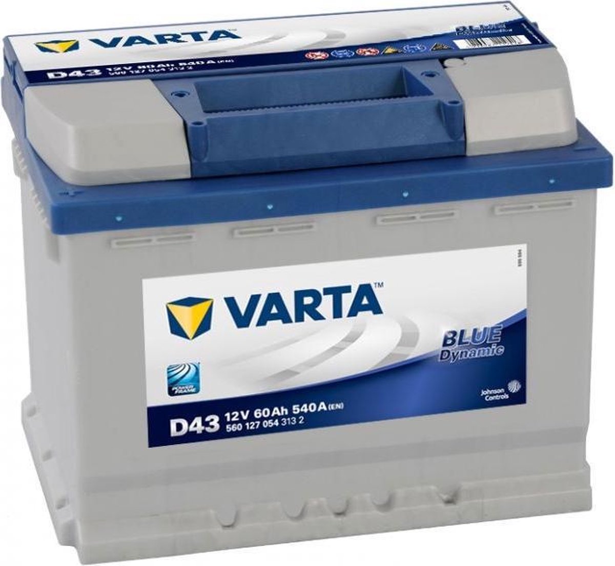 VARTA BLUE Dynamic Accu D43 12V 60Ah