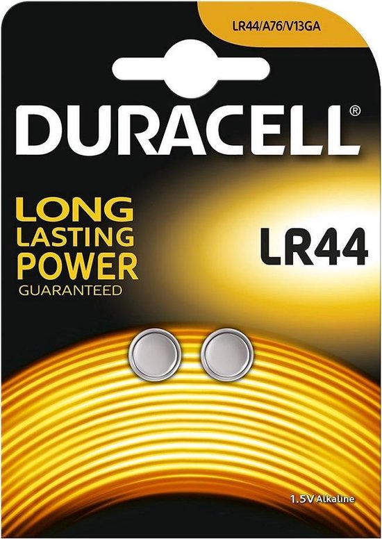 Duracell LR44 AG13 Knoopcel Batterij - 2 stuks