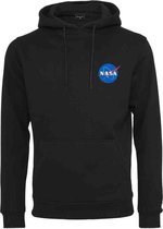Urban Classics NASA Hoodie/trui -XS- NASA Small Insignia Zwart