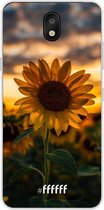 LG K30 (2019) Hoesje Transparant TPU Case - Sunset Sunflower #ffffff