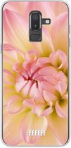 Samsung Galaxy J8 (2018) Hoesje Transparant TPU Case - Pink Petals #ffffff