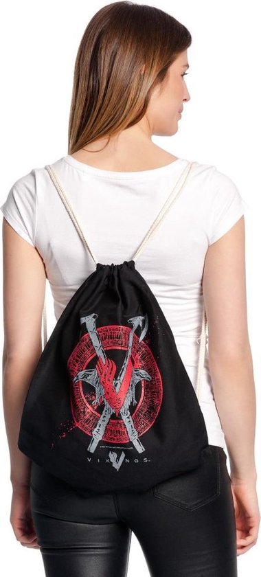 Vikings Gym bag / Backpack Axe & Raven Black