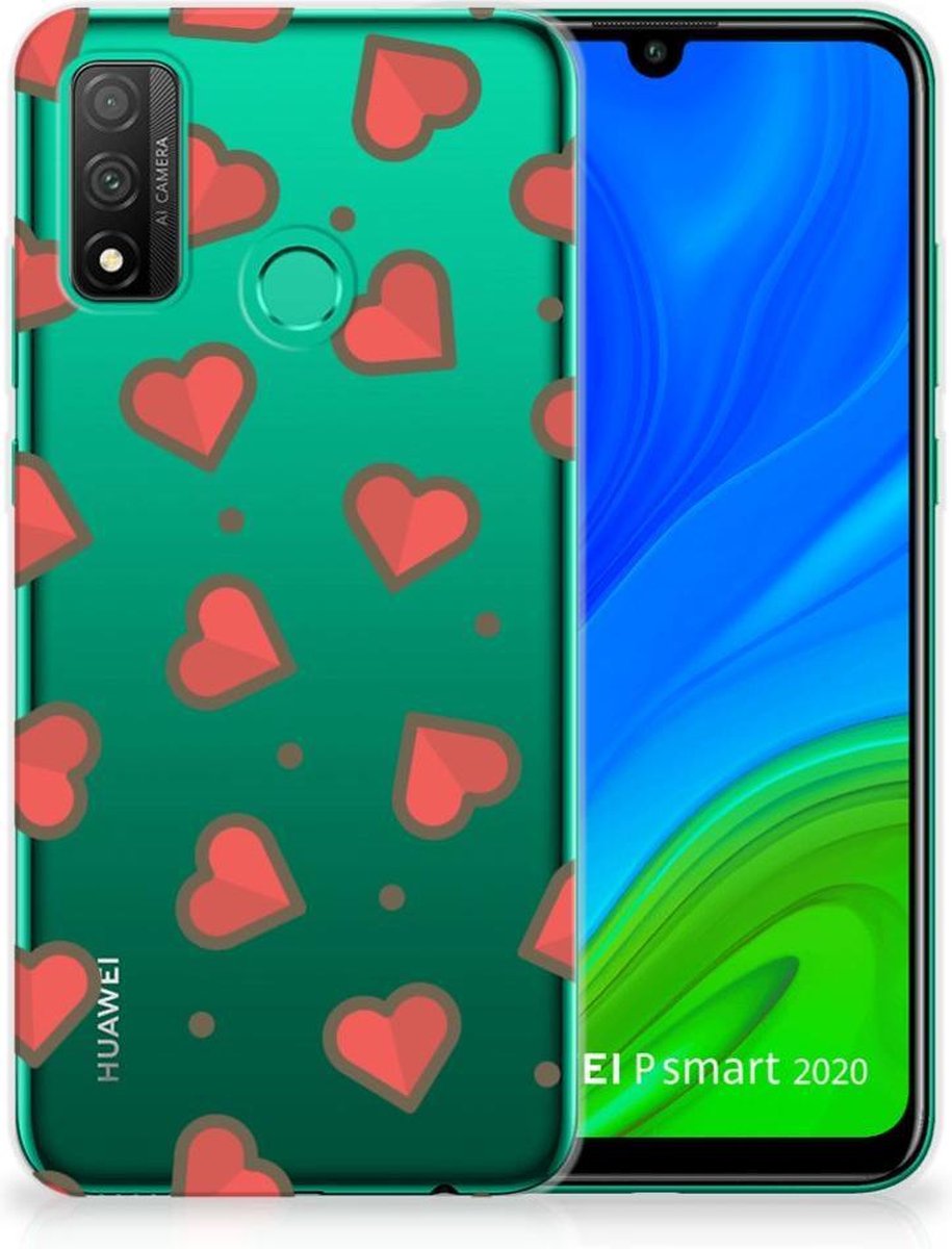 TPU Hoesje voor Huawei P Smart 2020 TPU bumper Hearts