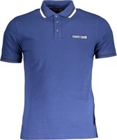 Roberto Cavalli Polo Blauw L Heren