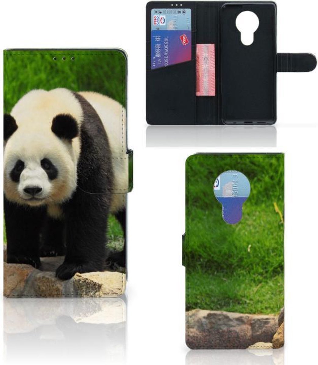 Nokia 5.3 Telefoonhoesje met Pasjes Panda