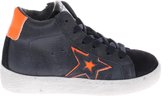 Pinocchio P1886 Sneakers Blauw Oranje - Maat 23